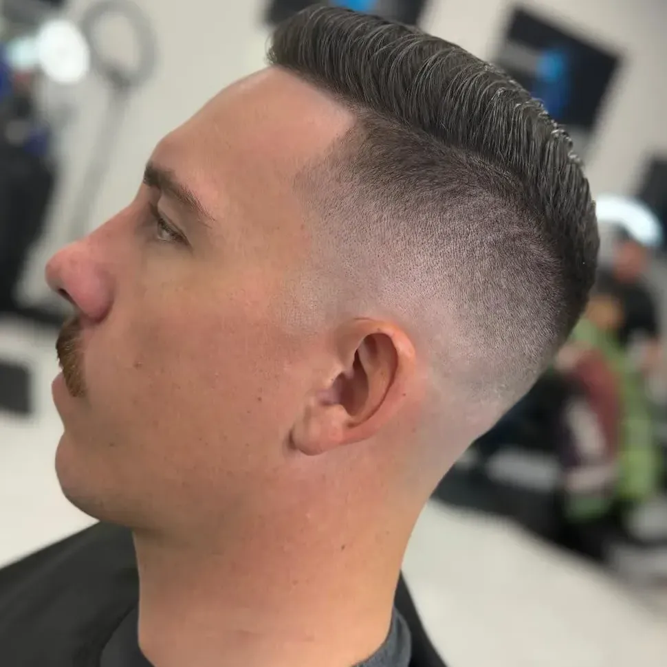 Skin fade haircut at Next Level Barber Shop, Cape Coral FL