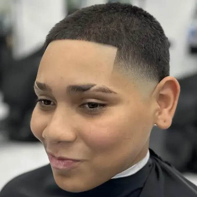 Buzz cut style at Next Level Barber Shop Cape Coral