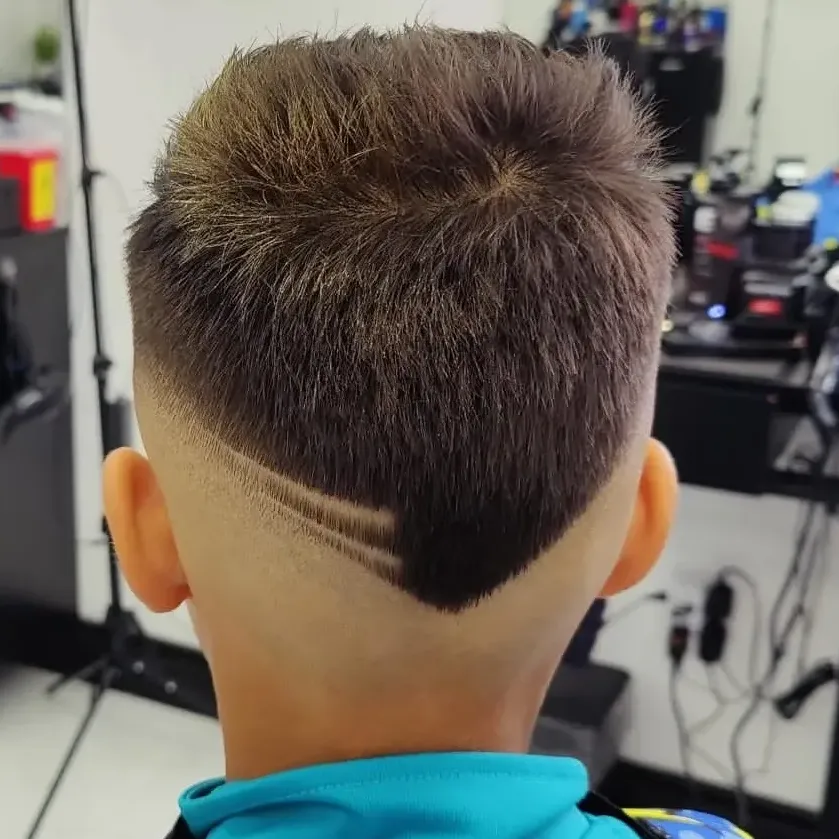 Low, mid and high fade comparison at Next Level Barber Shop